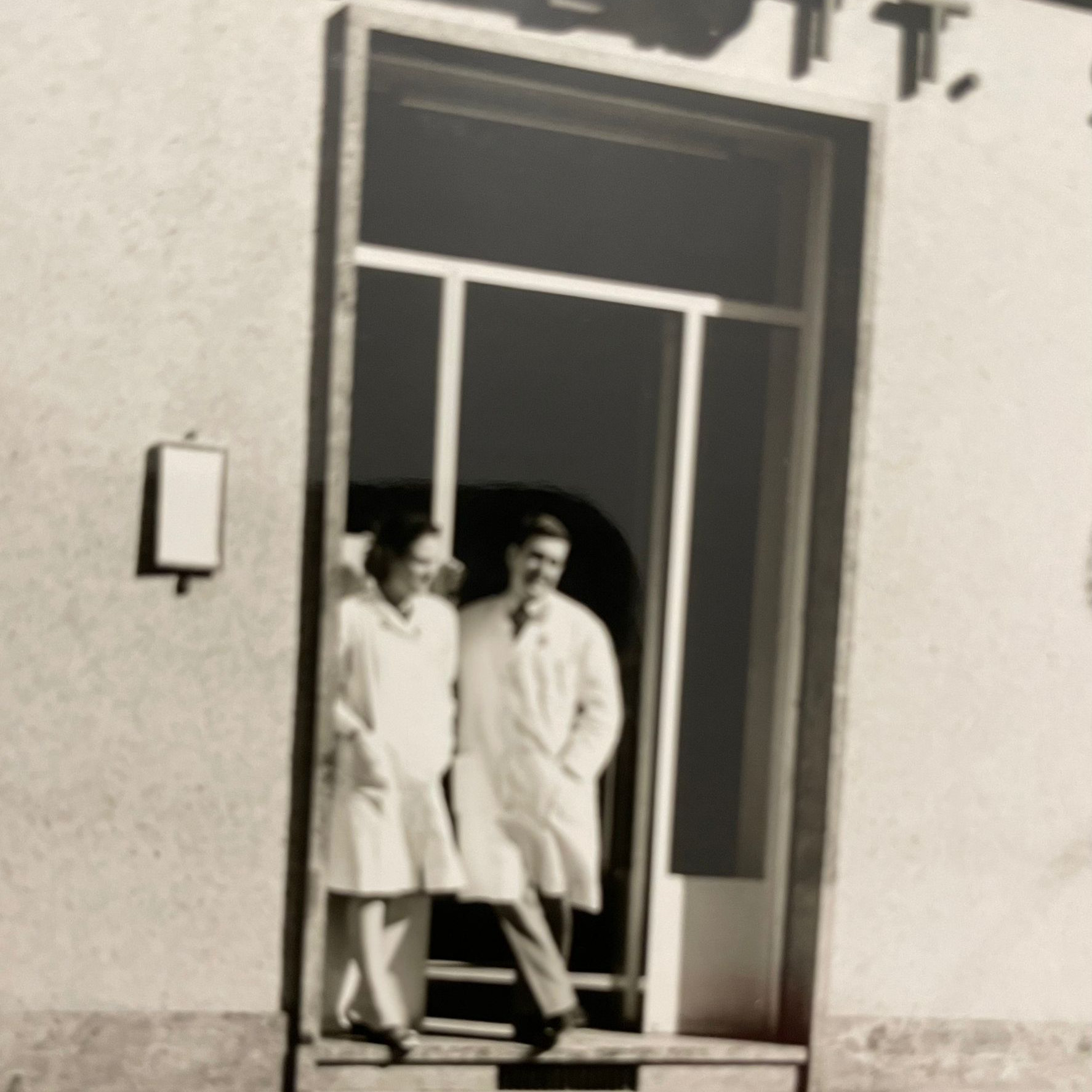 Dottoressa Piera Moroni e dott Massimo Sardi 1963